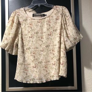 NWOT Code X Mode Pleated Top